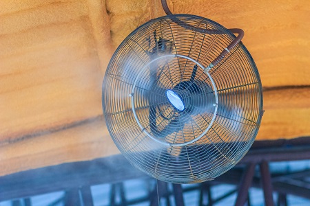 Eau Déminéralisée dans un ventilateur brumisateur